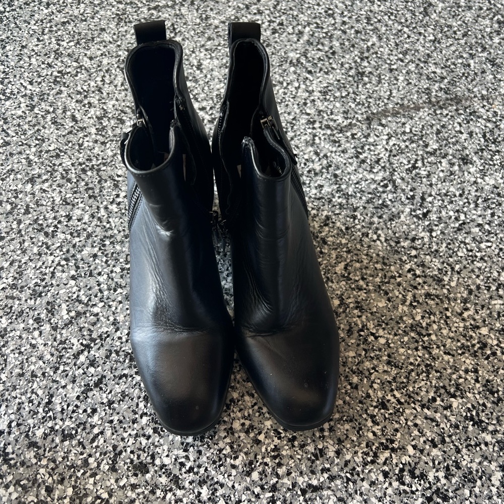 Blondo Sleek Black Ankle Booties